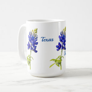 Café Taza de flores de Texas Bluebonnet