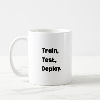 Café Taza de flujo de trabajo del ingeniero de IA: Entr