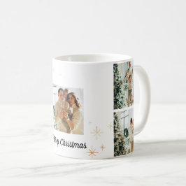 Café Taza de Foto de Feliz Navidad – Collage de su Fami