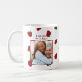 Café Taza De Foto De Fresa Te Amo Mucho