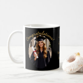 Café Taza de foto de graduación personalizada Felicitac