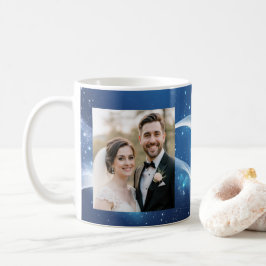 Café Taza de Foto de Nuestra Primera Navidad Personaliz