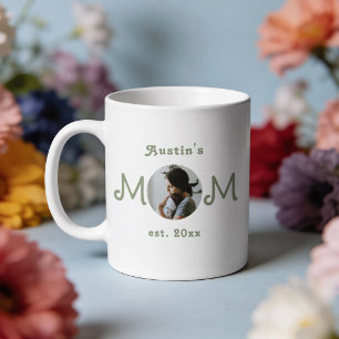Café Taza de foto del primer día de la madre establecid
