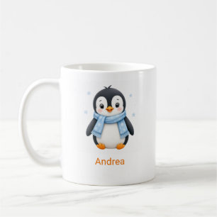 Café Taza de foto personalizada de invierno para niños