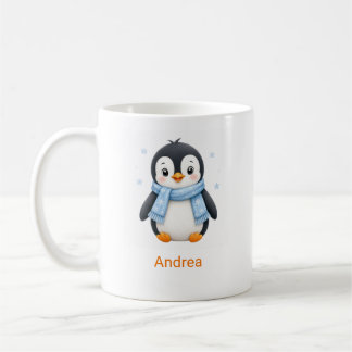 Café Taza de foto personalizada de invierno para niños 