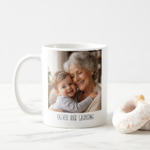 Café Taza de Foto Personalizada – “La Mejor Abuela del