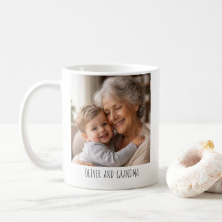 Café Taza de Foto Personalizada – “La Mejor Abuela del 