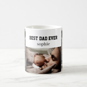 Café Taza de Foto Personalizada 'Mejor Papá del Mundo'