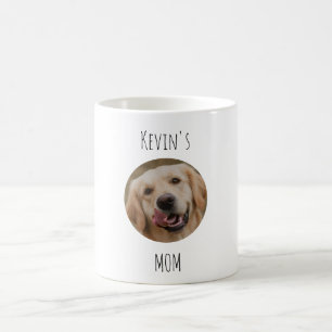 Café Taza de foto personalizada para mamá de perro Re