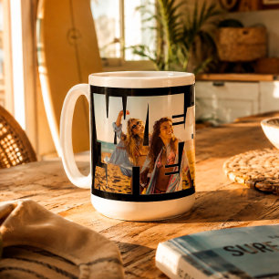 Café Taza de Foto Personalizada "Somos un Equipo"