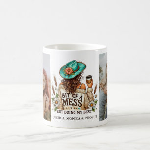 Café Taza de Foto "Un Poco Desordenada Pero Haciendo Lo
