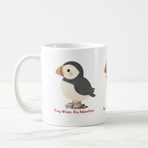 Café Taza de frailecillo adorable
