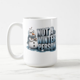 Café Taza de Frost el Muñeco de Nieve Gruñón