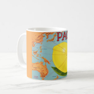 Café Taza de fruta de limón