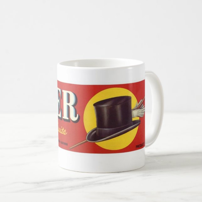 Café Taza de Frutas de California (Anverso derecho)