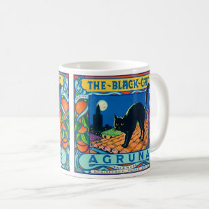 Café Taza de Frutas Gato Negro