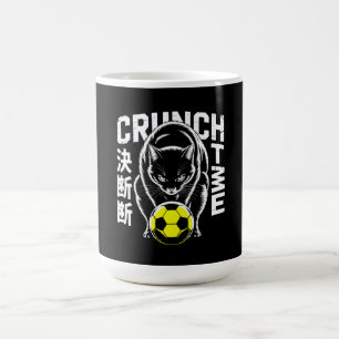 Café Taza de fútbol de gato Crunch Regalo perfecto para