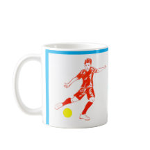 Taza de fútbol para niños