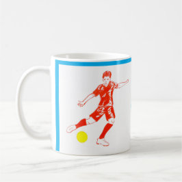 Café Taza de fútbol para niños