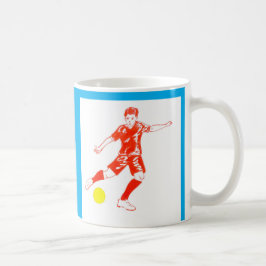Café Taza de fútbol para niños