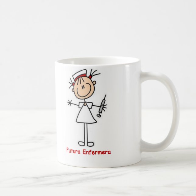Café Taza de futura enfermera (Derecha)