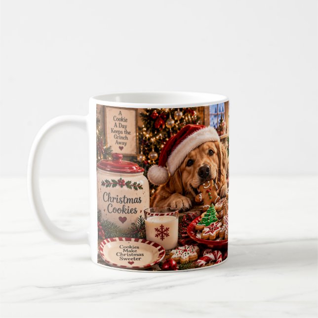 Café Taza de Galletas de Navidad (Izquierda)