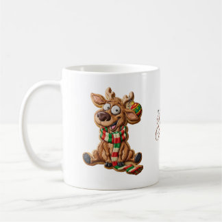 Café Taza de galletas de Navidad de reno