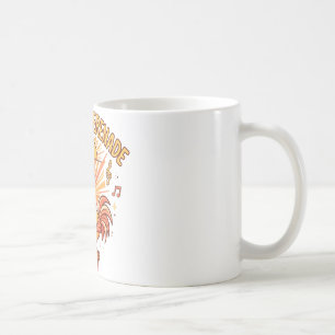 Café Taza de gallo divertida Serenata al amanecer