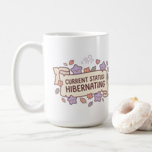 Café Taza de Gamer Acurrucada en Estado de Hibernación