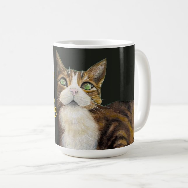 Café Taza de gato catitud es un estilo de vida (Anverso derecho)