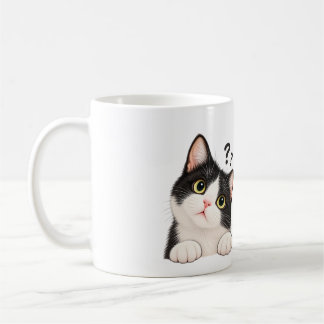 Café Taza de gato de esmoquin curioso adorable – Boki D
