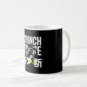 Café Taza de gato de fútbol Motivacional Crunch Time - 