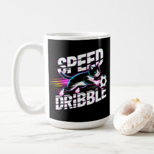 Café Taza de gato de regate de velocidad vibrante para