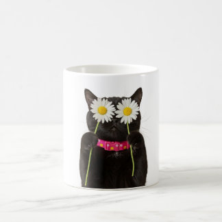 Café Taza de gato floral soñador