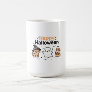 Café Taza de gato Kawaii Regalo de gato bruja de Hallow