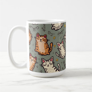 Café taza de gato lindo