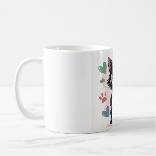 Café Taza de gato negro celoso