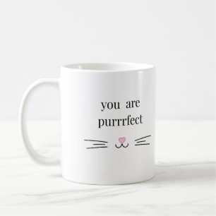 Café Taza de gato perfecta para padres de gatos blancos