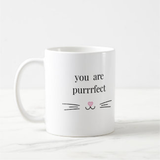 Café Taza de gato perfecta para padres de gatos blancos