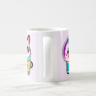 Café Taza de gato perro lindo
