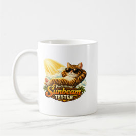 Café Taza de gato probador de rayos de sol profesional
