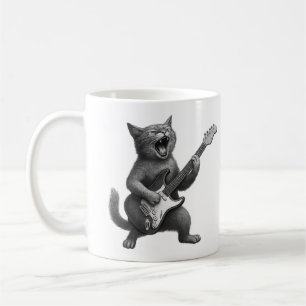 Café Taza de gato roquero