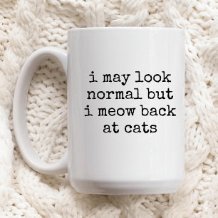 Café Taza de gato sarcástico regalo para mamás y papás