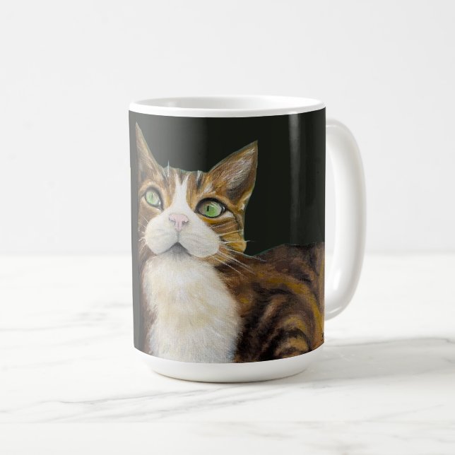 Café Taza de gato te acaricia (Anverso derecho)
