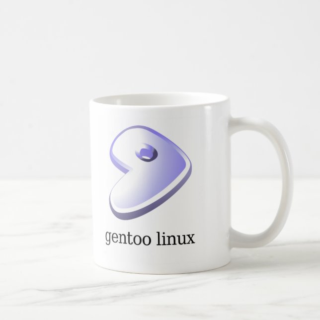 Café Taza de Gentoo Linux (Derecha)