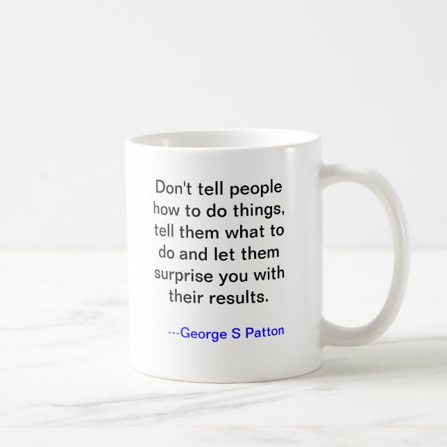 Café Taza de George Patton (Derecha)