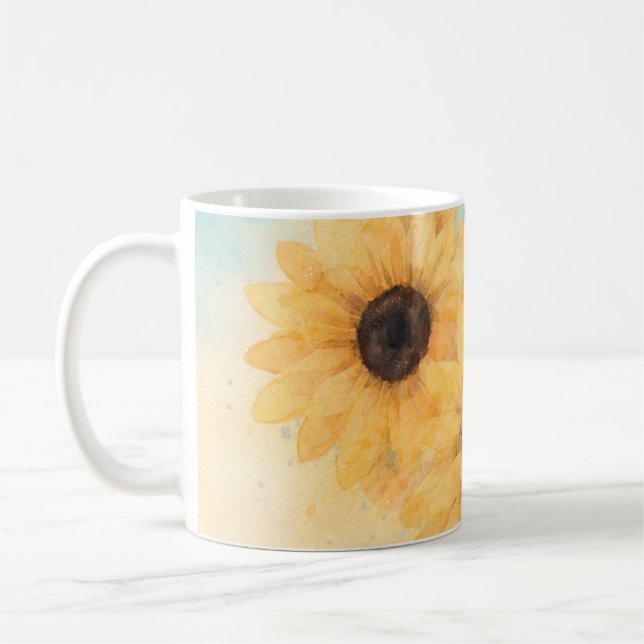 Café Taza de girasol (Izquierda)