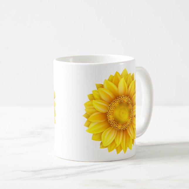 Café Taza de girasol (Anverso derecho)