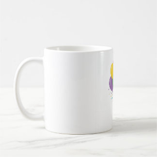 Café Taza de globos de cumpleaños