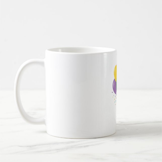 Café Taza de globos de cumpleaños (Izquierda)